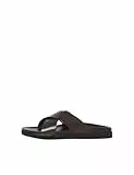 JACK & JONES Leather Sandal, Jfwverona-Sandalias de Piel Hombre, Color marrón, 41 EU