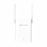 Mercusys ME1500X Wi-Fi 6 Amplificador WiFi, Repetidor de Doble Banda con 1201 Mbps 5 GHz + 300 Mbps 2,4 GHz, Puerto Gigabit, 2 × Antenas de Alto Rendimiento, Botón WPS, Modo Punto de Acceso