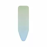Funda para Tabla de Planchar Brabantia B 124x38 cm - Soothing Sea | Capa Superior 100% algodón con Acolchado de Espuma 2 mm| Ajuste Tablas tamaño B | Duradera, Lavable y fácil de Colocar