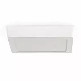 M Ledme - Panel de Superficie Serie Slim Cuadrado 12W, 1200lm, Luz Neutra (4500k). Lámpara de techo de interiores IP20. Ideal para Cocina, Dormitorio., Baño. Instalación sencilla, LM5251.