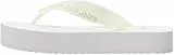 Calvin Klein Jeans Chanclas Mujer Beach Sandal con plataforma, Blanco (Bright White/Cameo Green), 37