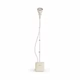 CREATE/IRON UP STAND/Plancha de vapor vertical con base Blanco Roto/Tubo telescópico plegable, cepillo de 9 puntos de salida, Capacidad 1,6L, Planchado vertical, vapor, y en seco, 1600W