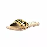 Kickers Kick Diwana, Chanclas Mujer, Camel Leopardo, 40 EU
