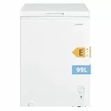 COMFEE' RCC102WH2EU(E) Congelador arcón independiente 99L, convertible a congelador/refrigerador, inverter, clasificación de 4 estrellas, apto para garajes, blanco [Clase energética E]
