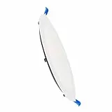 M Ledme - Downlight LED 20W, 2000 lúmenes, Panel Redondo Extraplano. 220mm, 20W, Color Luz fría (6000k), Corte estándar