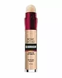 Maybelline New York, Corrector de Ojeras, Bolsas e Imperfecciones, Borrador Ojos, 02 Nude, 6.8 ml