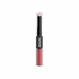 L'Oreal Paris Make-up Designer Pintalabios Infalible 24 h Permanente, Color Rosa 213 Toujours Teaberry, 1 Unidad (Paquete de 1)