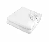 Pekatherm Calientacamas Eléctrico Doble | Tamaño 160 x 140 cm | 2 Reguladores de Temperatura | Calientacamas Elaborado en Poliéster 100% | Manta Eléctrica Cubre Colchones UP205