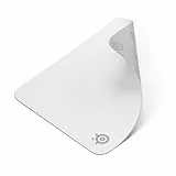 SteelSeries QcK Alfombrilla Gaming Mediana - Blanco - Base Antideslizante - Seguimiento y Estabilidad Top - Optimizada para sensores - 320 mm x 270 mm - FPS, MOBA, RTS, MMO