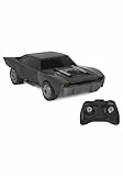 Batman - Coche TELEDIRIGIDO BATMÓVIL Turbo Boost - PELÍCULA The Batman - Coche RC Batman Escala 1:15-2,4GHZ Distancia 60 m - 6061300 - Juguete Niños 4 años +