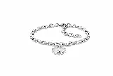 Tommy Hilfiger Jewelry Pulsera para Mujer en Acero Inoxidable con un Charm con Forma de Corazón - 2780553