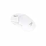 HyperX Haste 2 Wireless – Ratón gaming inalámbrico, ultraligero 61g, batería 100h, sensor preciso HyperX 26K, cable HyperFlex 2, antideslizamiento, color Blanco