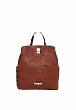 Desigual Accessories, Accesorios de PU Backpack Mini Mujeres, marrón, Einheitsgröße