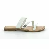 KICKERS Etofe, Chanclas Mujer, Blanc Argent, 42 EU