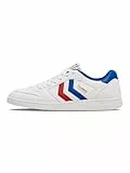 hummel Handball Perfekt, Zapatillas Unisex Adulto, Rojo Marino Blanco, 41 EU