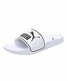 PUMA Leadcat 2.0, Sandalias Unisex Adulto, White Black, 43 EU