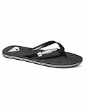 Quiksilver Molokai, Chanclas Hombre, Black/Black/White, 42 EU