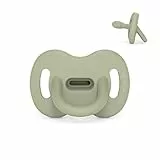 Suavinex, Chupete Todo Silicona, para Bebés 0/6 Meses, Chupete con Tetina Fisiológica Sx Pro, Súper Blandito y Flexible, Ideal para Dormir, Colour Essence, Verde