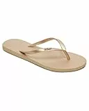 Roxy Viva, Chanclas Mujer, Metallic Gold, 37 EU