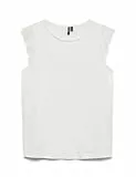 VERO MODA VMEMILY SL Gathering Top JRS Noos, Blanco Nieve., L