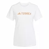 adidas Mujer Terrex Multi Climacool Logo Tech T-Shirt, White, XS