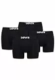 Levi's Boxer Hombre (Pack de 4), Negro (Black) L