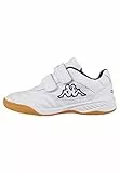 Kappa Kickoff, Zapatillas de Deporte Interior, Blanco White Black 1011, 38 EU