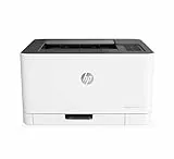 HP Color Laser 150nw 4ZB95A, Impresora Láser Monofunción A4 a color, impresión a doble cara manual, Wi-Fi, Ethernet, USB 2.0 alta velocidad, Compatible con HP Smart App, Panel de control LED, Blanca