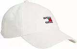 Tommy Jeans Gorra Hombre Heritage Core con Logotipo, Marfil (Ancient White), Talla Única