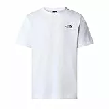 THE NORTH FACE Camiseta Redbox 87NP para Hombre de algodón Blanco, Color Blanco., L