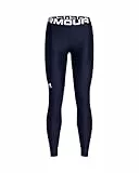 Under Armour Mujer Heat Gear Legging, Mallas Deportivas Transpirables y de Secado rápido, Pantalón de Gimnasia con Tejido elástico en 4 direccionesMidnight Navy / / White,MD