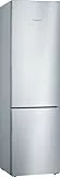 Bosch KGV39VLEAS Serie 4, nevera combinada independiente, LowFrost, cajones VitaFresh, luz LED, acero, 201 x 60 cm