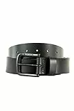 Levi's Seine Metal, Cinturón Hombre, Negro (Regular Black), 115