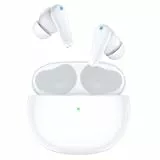 TCL - MOVEAUDIO S180 Auriculares inalámbricos (Cancelación Activa de Ruido, Bluetooth 5.0, Carga rápida, Estuche con Carga inalámbrica, Doble micrófono, Control táctil) White