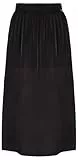 Armani Exchange Ruta 66, Textura Brillante Falda, Negro, S para Mujer