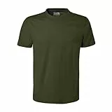 Kappa Cafers Slim tee Camiseta técnica cómoda y con Estilo Hombre, Green Olive/Green Africa, M