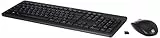 HP Ratón y Teclado 230 Griego (ratón y Teclado inalámbricos, USB dongle, batería de hasta 16 Meses), Color Negro