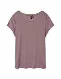 VERO MODA Vmava Plain SS Top Gajrs Noos, Camiseta Mujer, Rosas Nostalgia, L