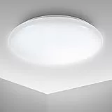 B.K.Licht I 12W LED Plafón I Lámpara de techo LED, Iluminación para interiores y oficina, Luz blanca neutra 4000K 1200lm, plafon led techo