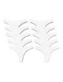 Iris & Lilly Ropa Interior Estilo Tanga de Tira en Algodón Mujer, Pack de 10, Blanco, 40