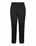 VERO MODA Vmnila MW Tapered Pant Noos Pantalones de Tela, Negro, 40W / 30L para Mujer