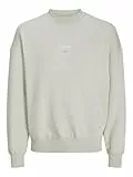 JACK & JONES Jjeurban Edge Studio Sweat Crew Noos Sudadera, Moonbeam, L para Hombre