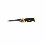 STANLEY FATMAX Sierra Plegable para Placa de Yeso, 8 Dientes/pulgada, Diente de Triple Bisel, 3 Ángulos de Bloqueo, Mango Bimaterial Ergonómico, Longitud 130mm, FMHT0-20559