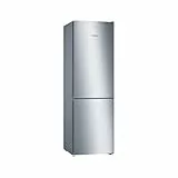 Bosch Frigorífico Combi, 60 cm, Serie 4, NoFrost, Iluminación LED, VitaFresh, Acero antihuellas, KGN36VIEA