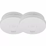 Brennenstuhl detectores de Humo Set, 2X RM L 3100 con batería integrada (Probado y Certificado según VDS DIN EN 14604) Blanco