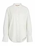 JJXX Jxtessa LS Poplin RLX Camiseta Wvn Sn Camisa, Weiß, S para Mujer