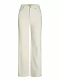 JJXX Jxaja Stra CTN HW Pant Pnt Pantalones, Blanco Crudo, S para Mujer