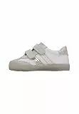 Naturino Zapatillas Deportivas de Piel y Ante, Blanco-Platino 23