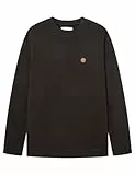 SPRINGFILED Camiseta textura, Camiseta Hombre, black, M