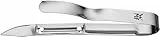 WMF Gourmet - Pelador de espárragos 17 cm, pelador de Verduras, Acero Inoxidable Cromargan, Apto para lavavajillas